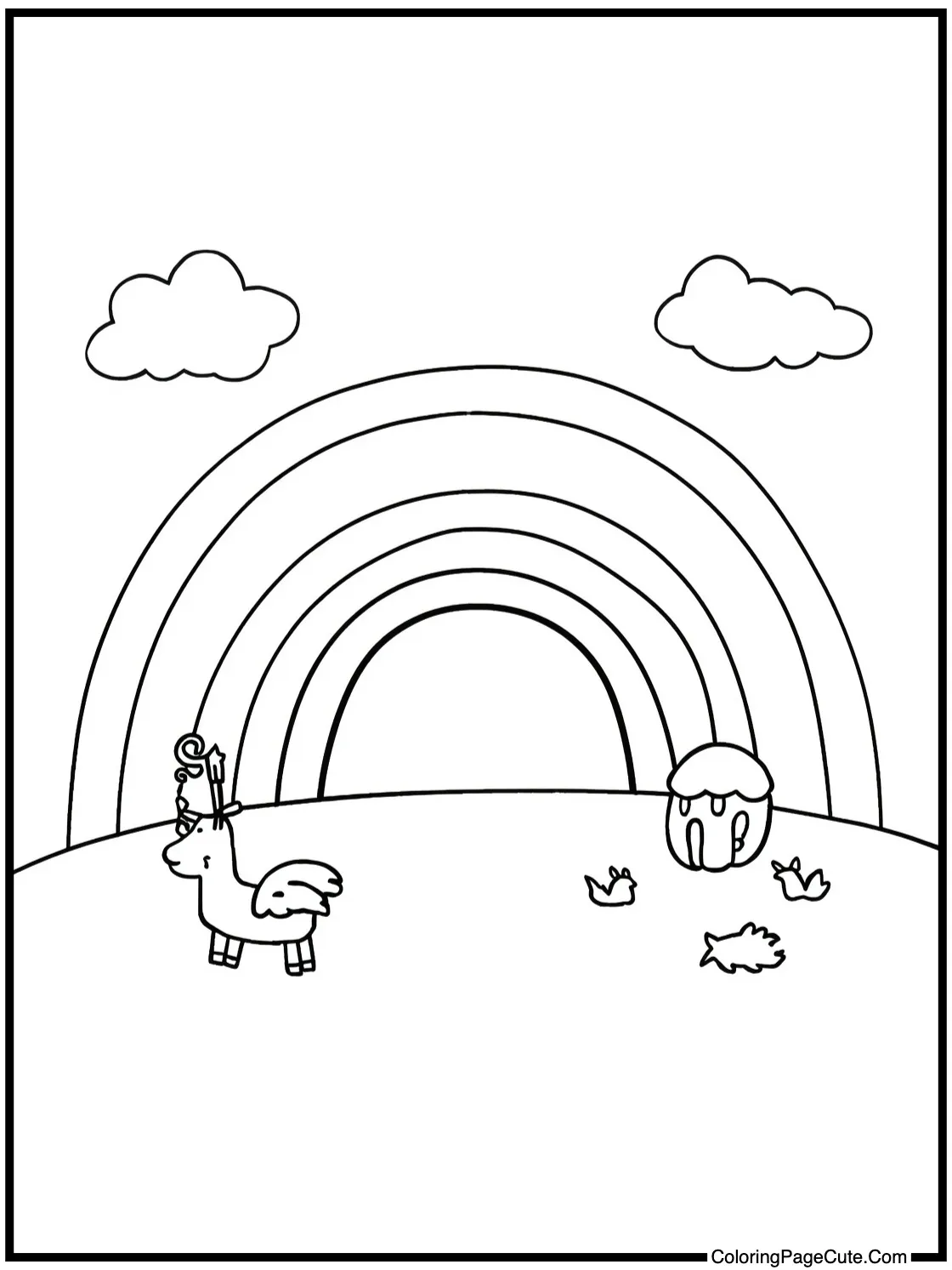 illustrating a quiet morning