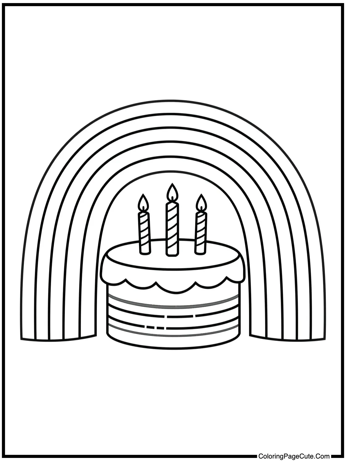 showing a festive cake