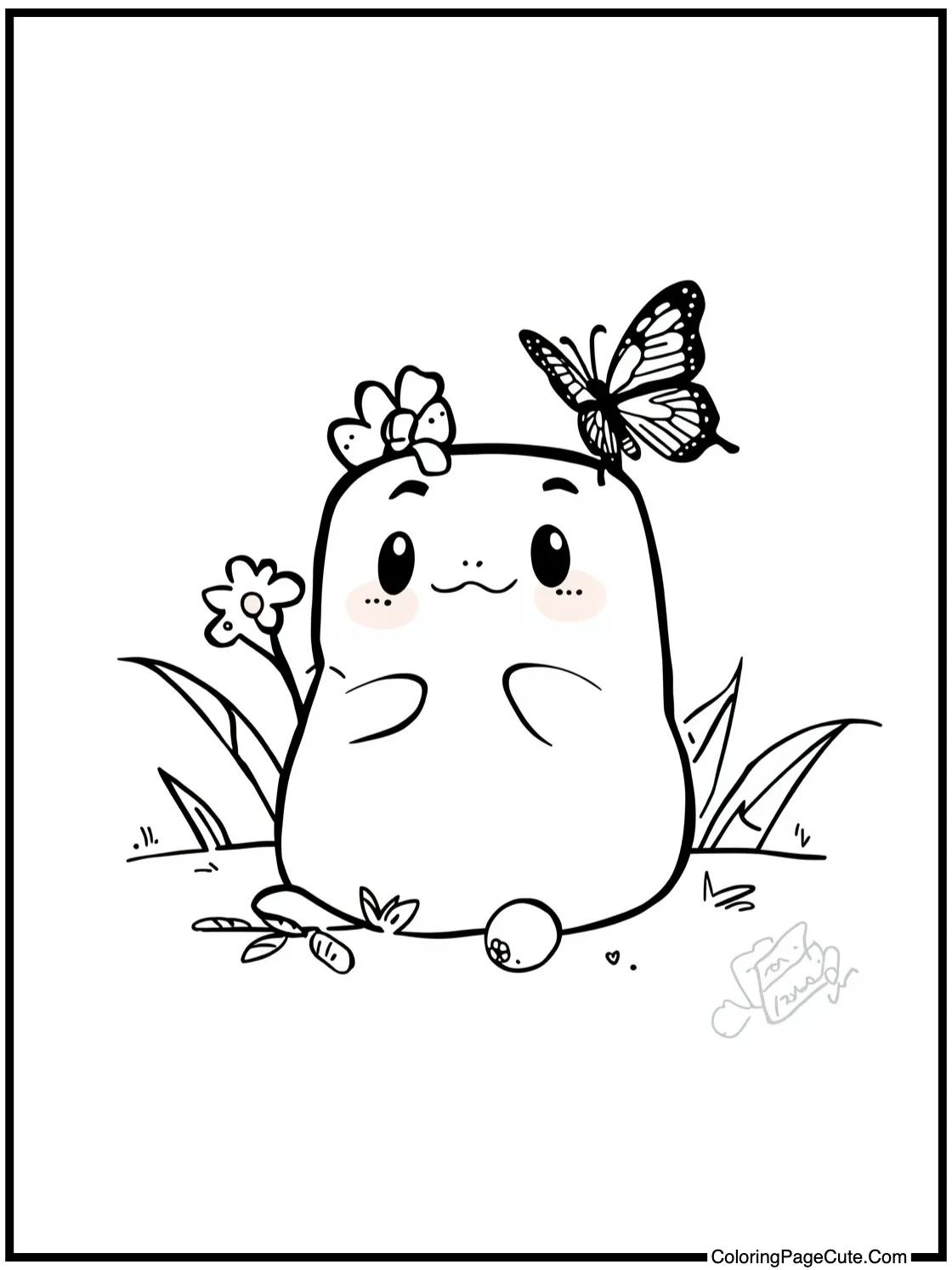 catching a butterfly