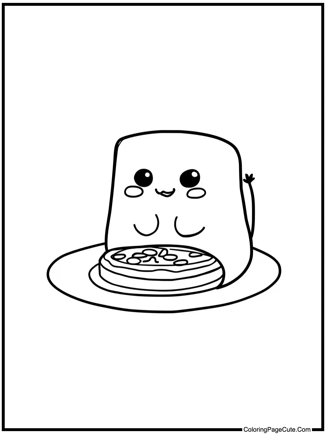 enjoying a snack time