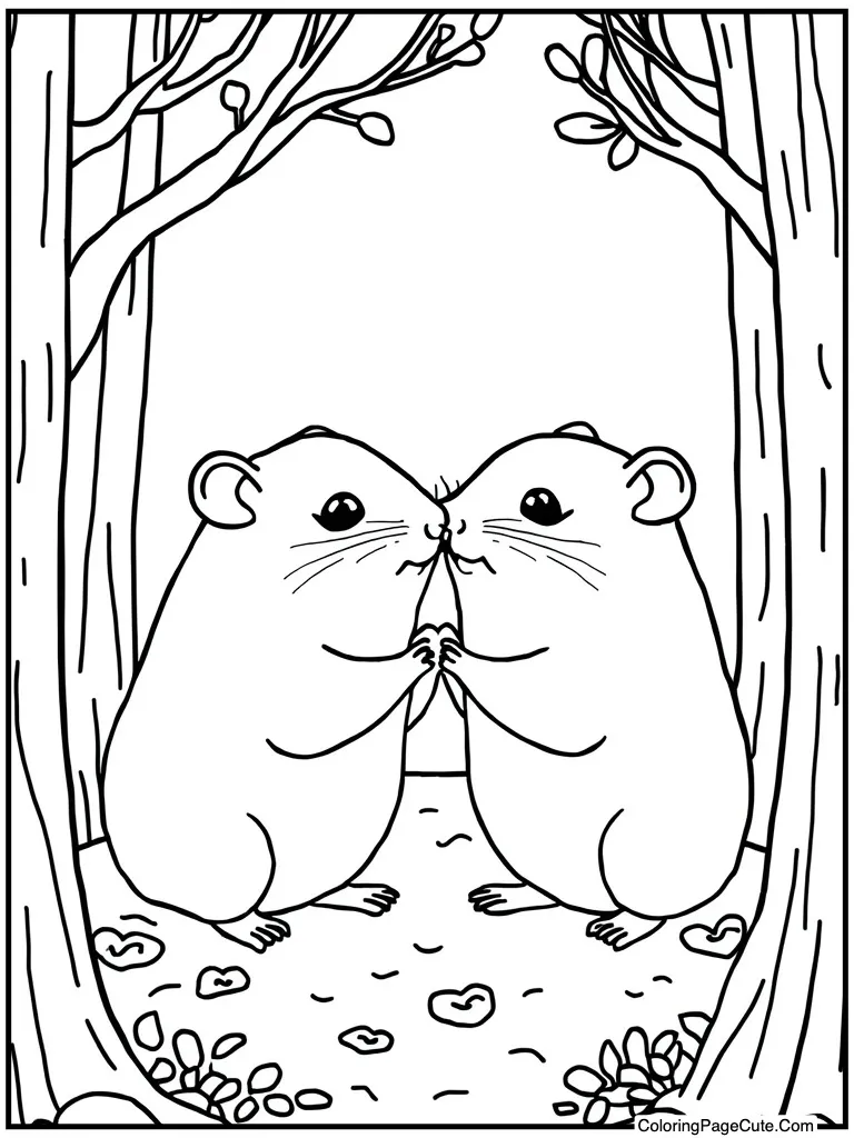 Hamster cheeks full love