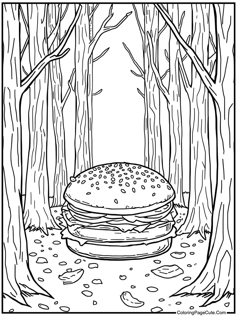 Burger buns sesame seeds