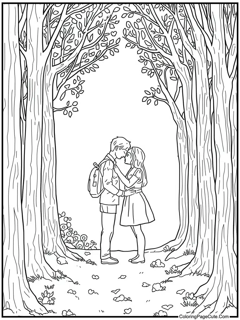 Golden key opening love