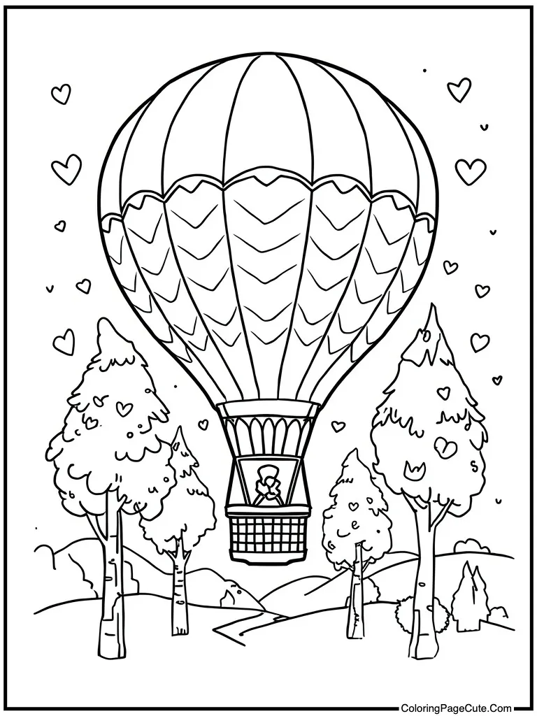 Hot air balloon ride