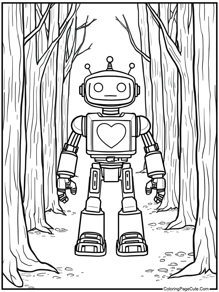 Robot chest meter glowing