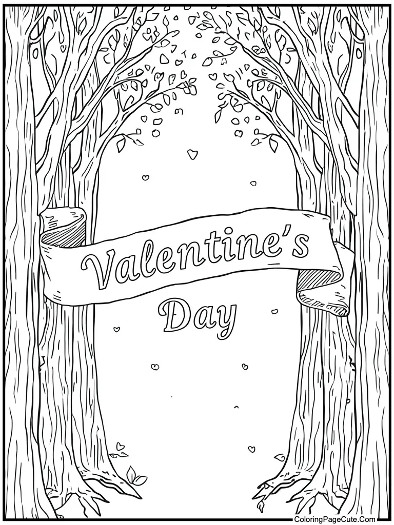 Ribbon banner flowing text