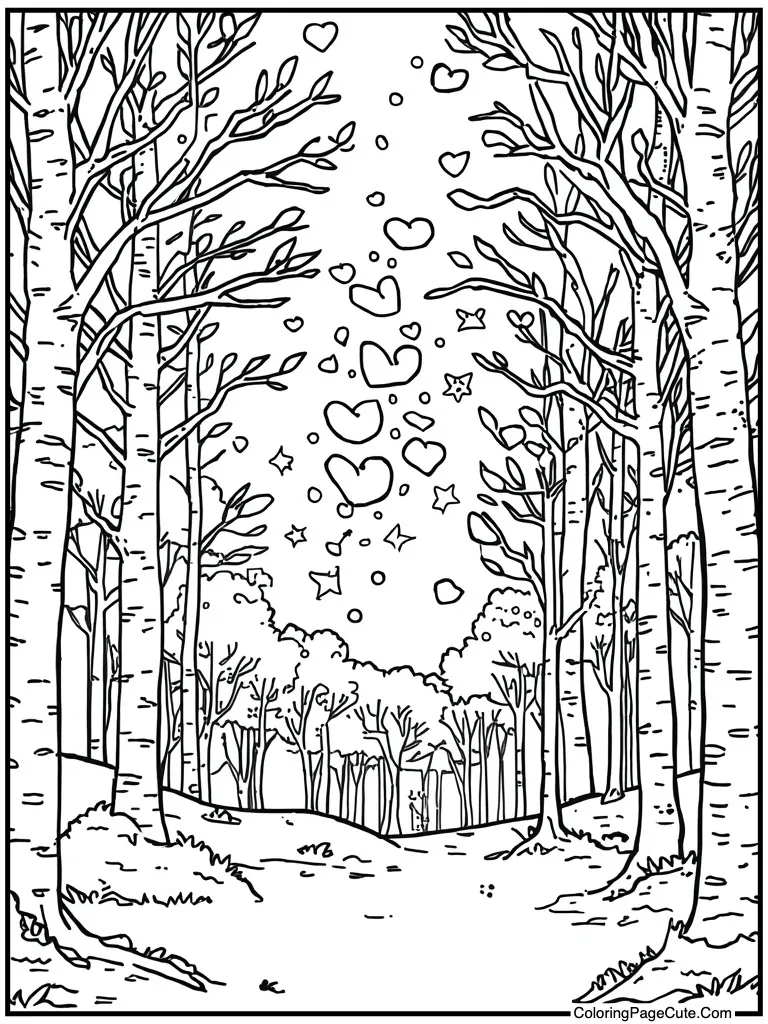 Starry night constellation view