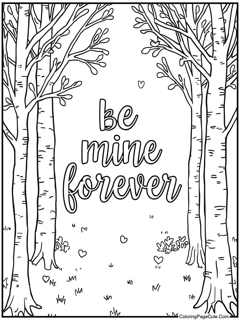 Text be mine forever