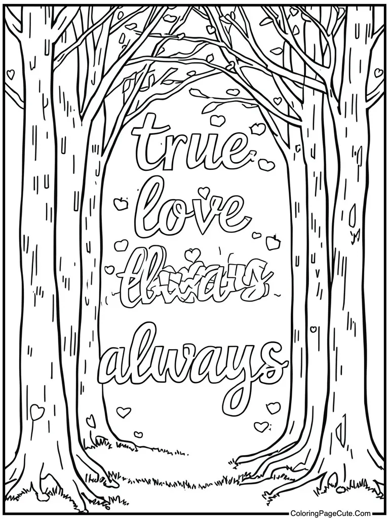 Text true love always