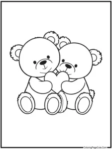 valentines coloring pages