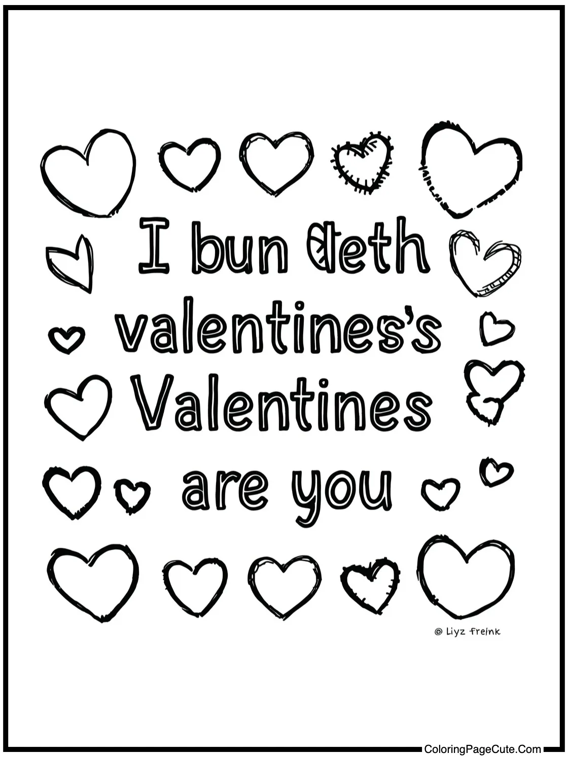 featuring a sweet message