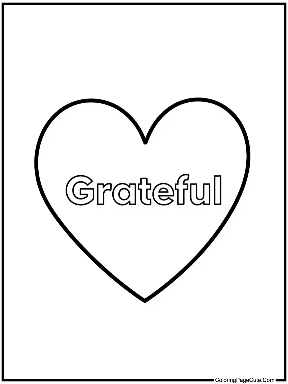 with a grateful heart
