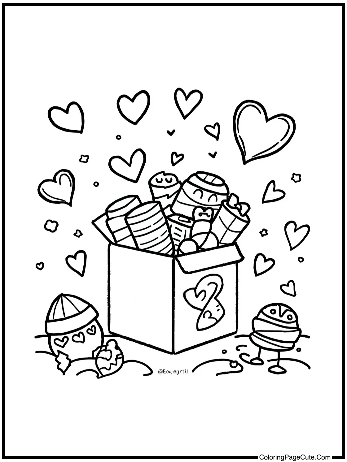 featuring a sweet surprise