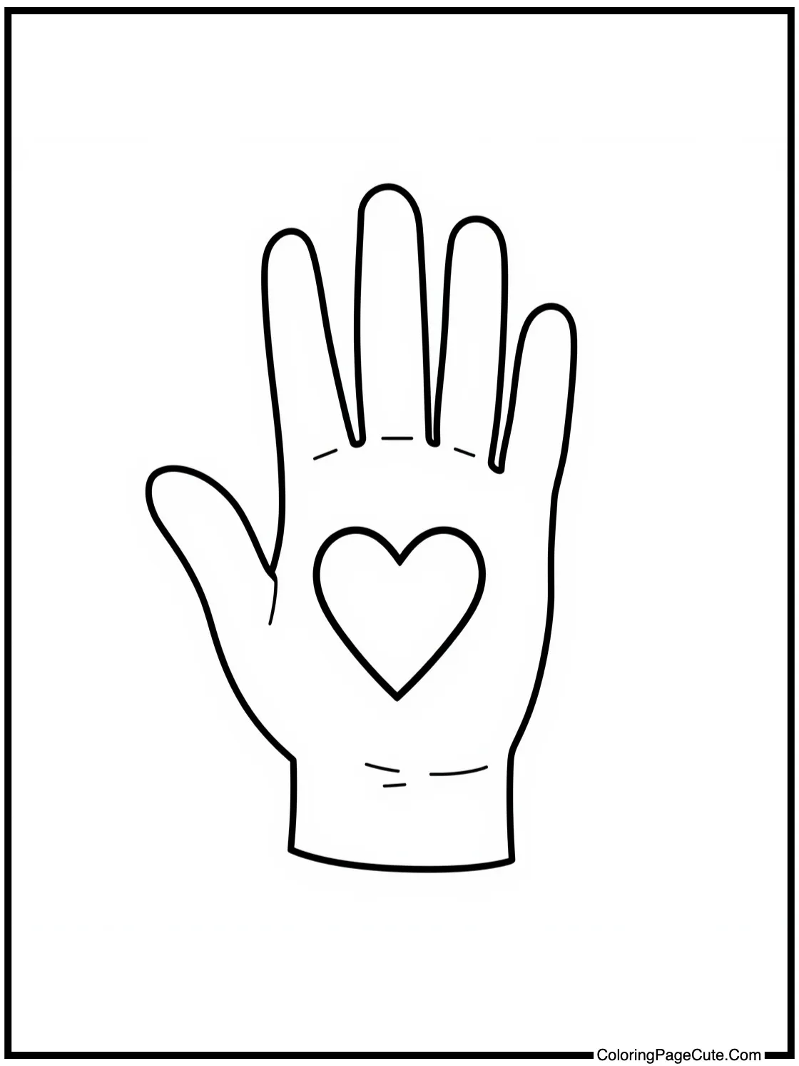 showing a caring hand