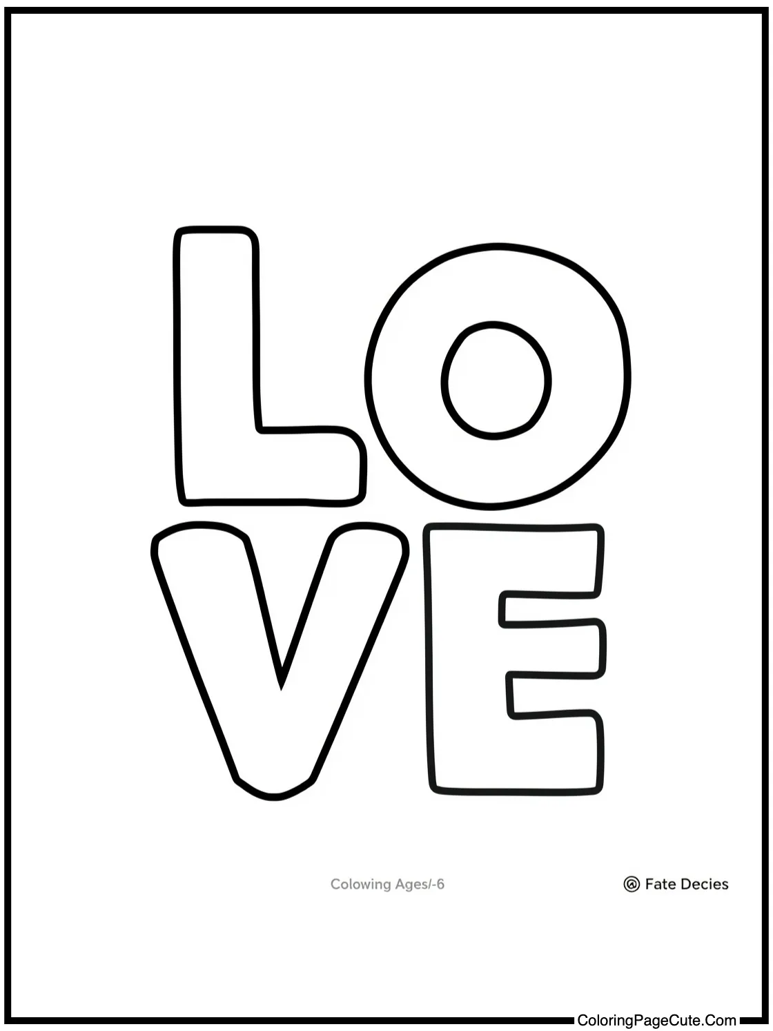 displaying a love letter