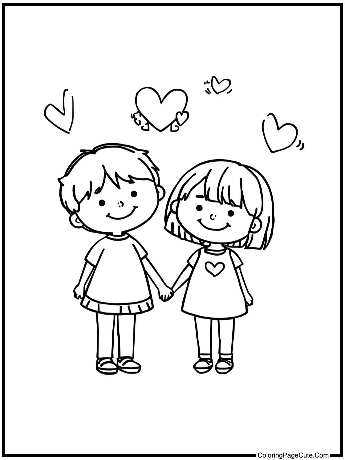 with a happy feeling