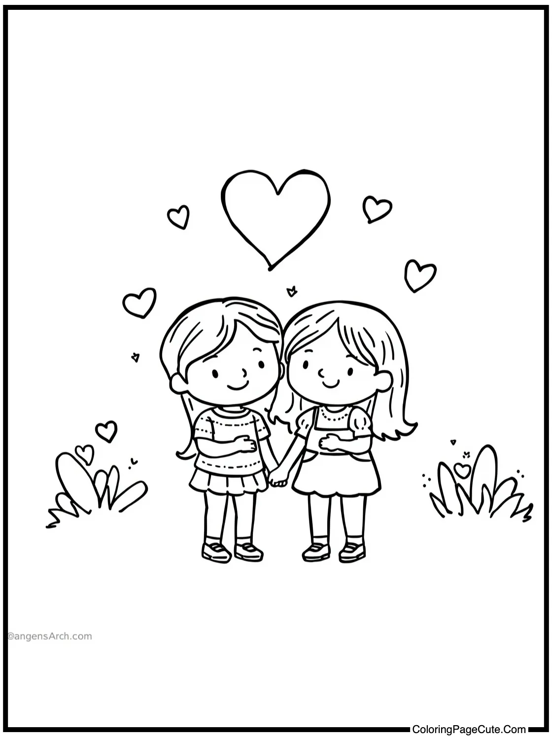 featuring a friendship scene