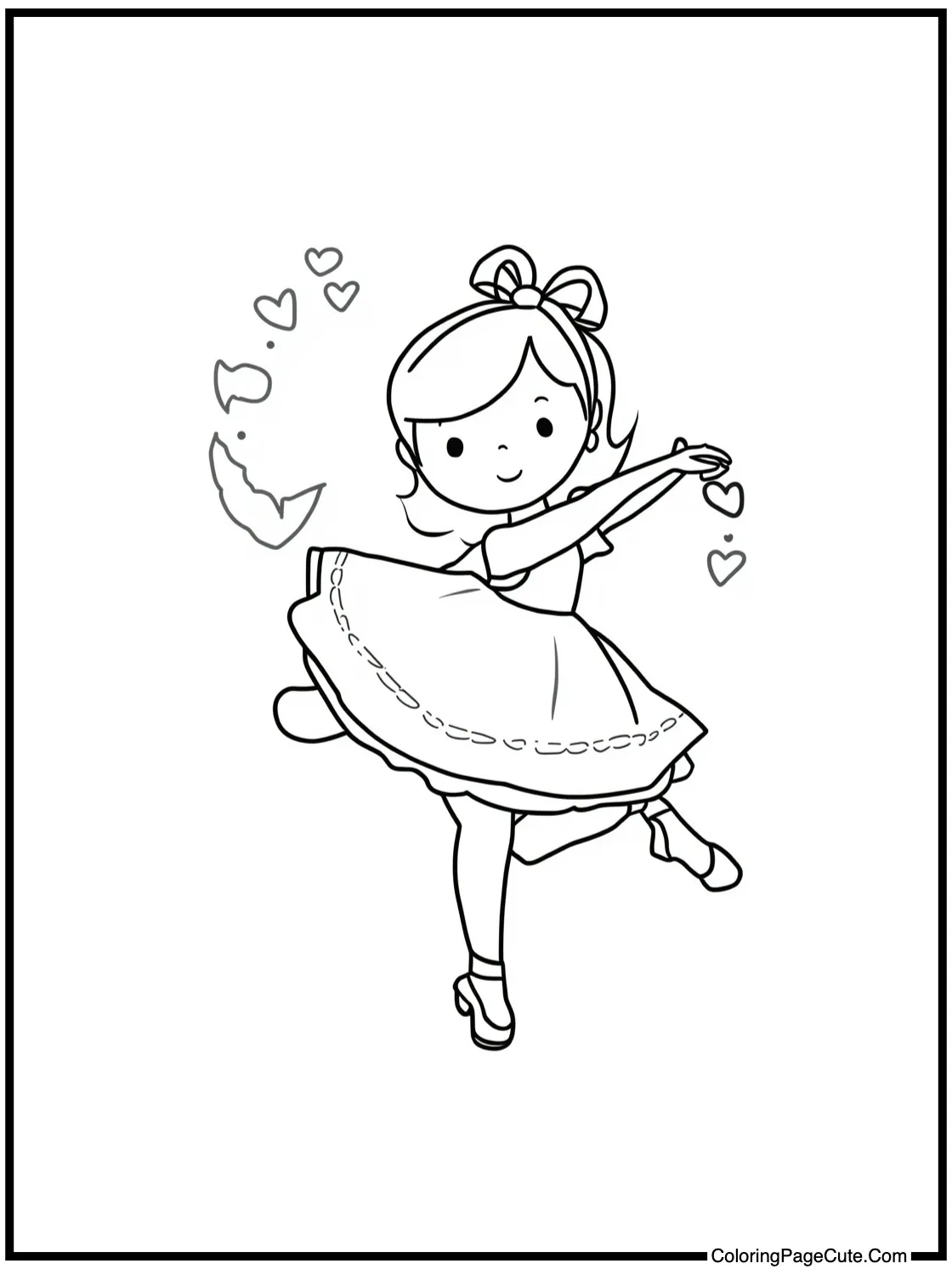 featuring a graceful dance