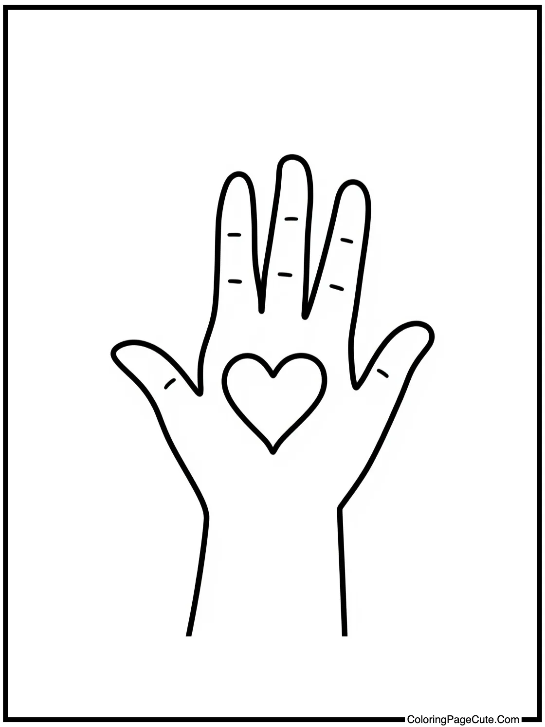 showing a hand holding