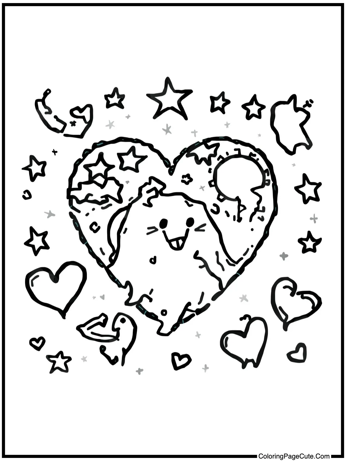 featuring a starry night