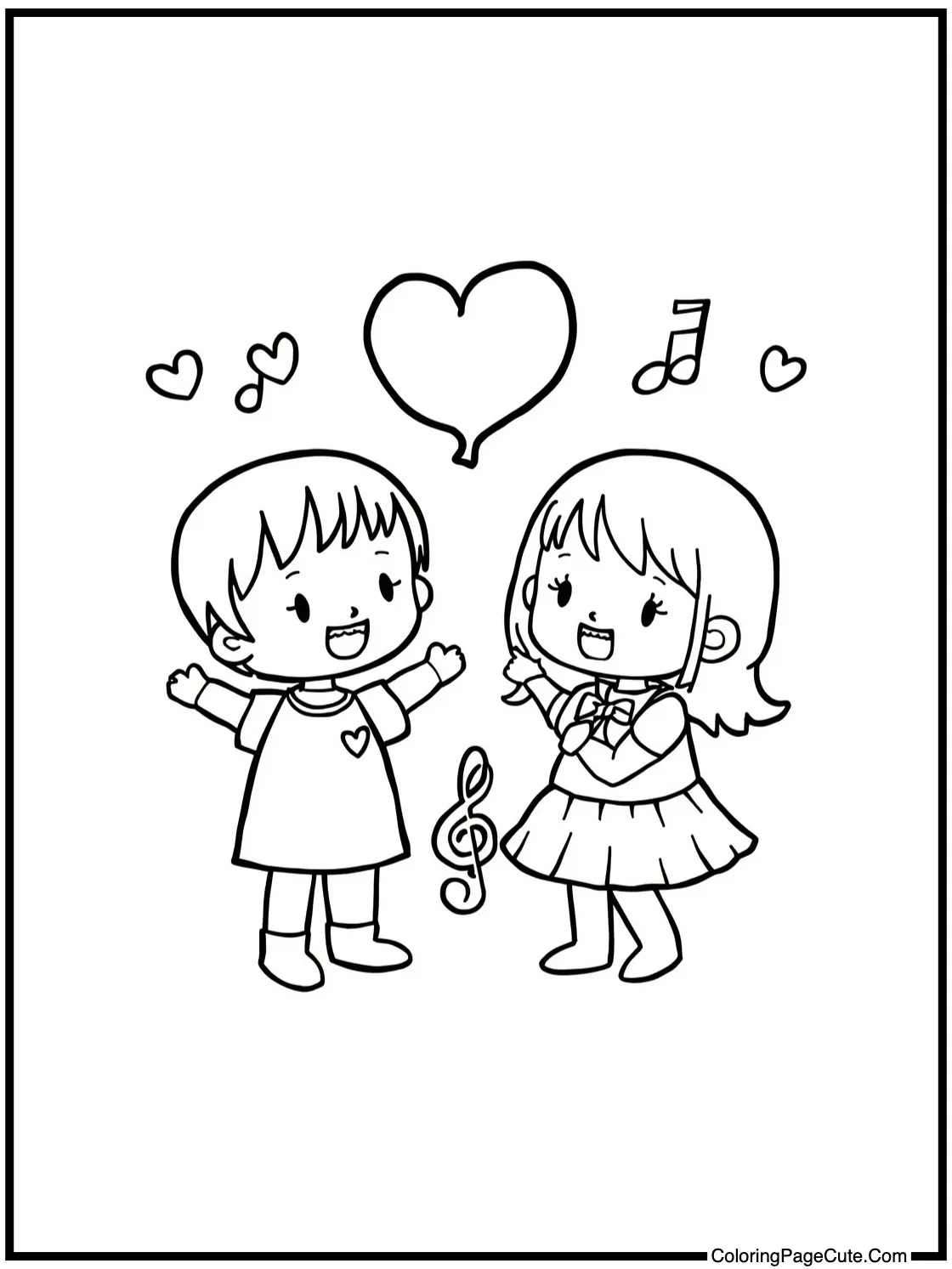 featuring a happy song