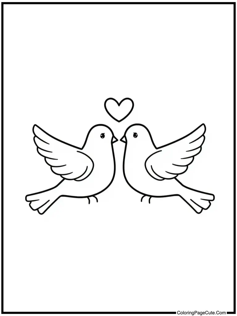 valentines day coloring pages