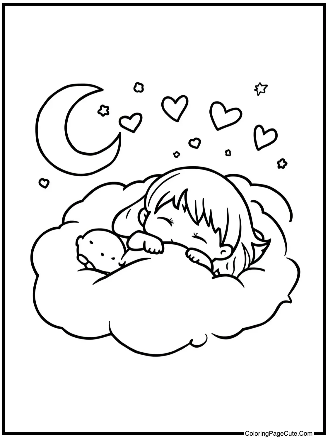 showing a sweet dream