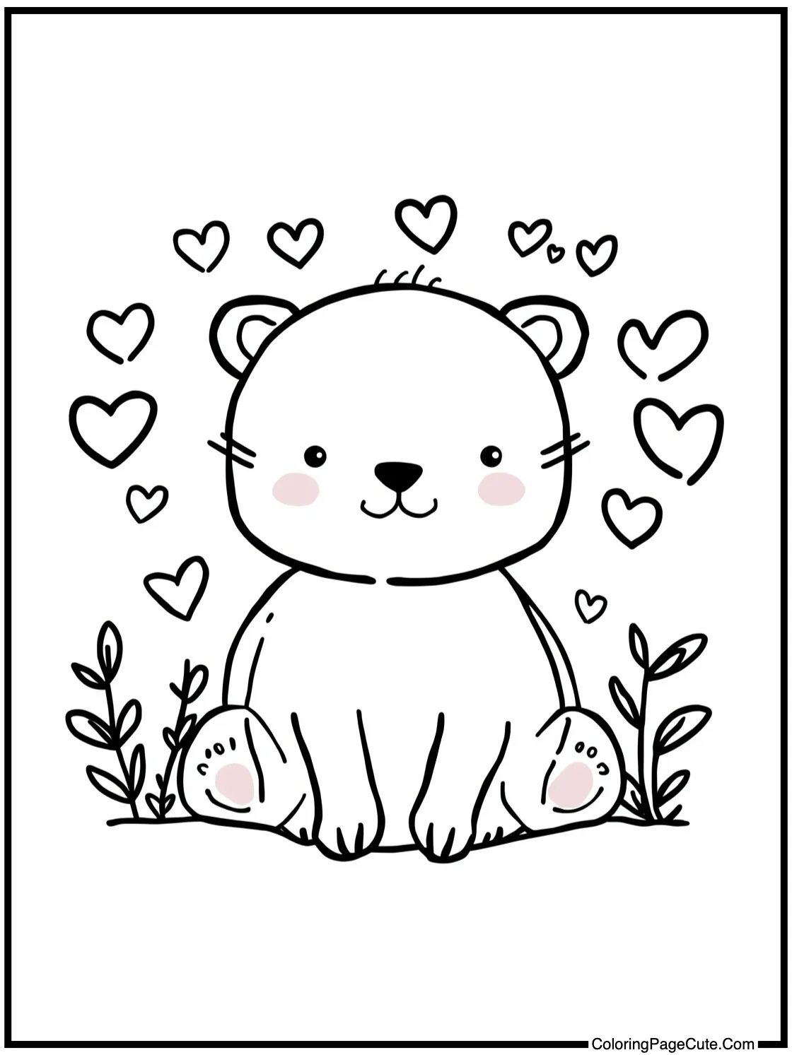 featuring a calm presence