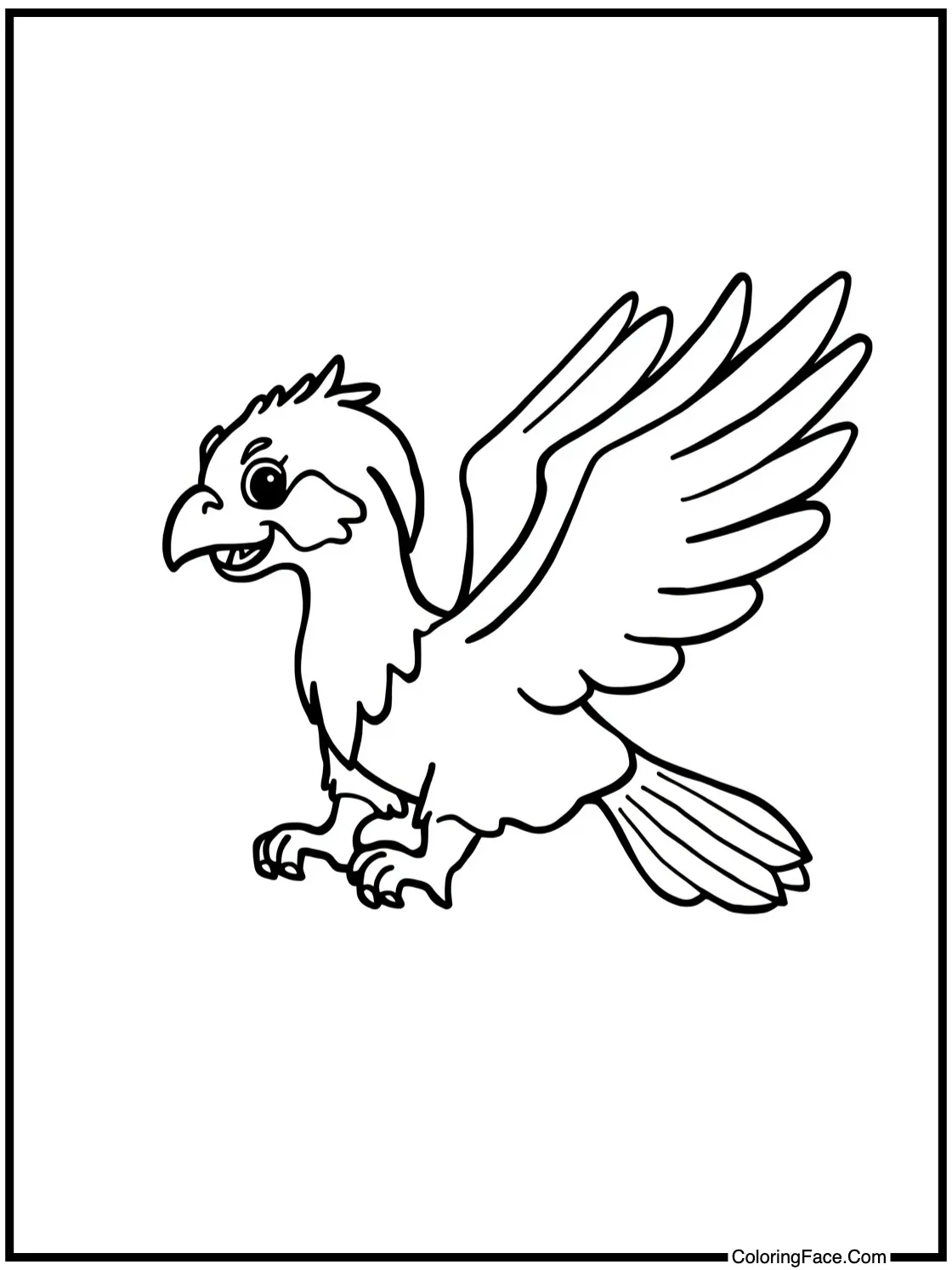 soaring griffin flight