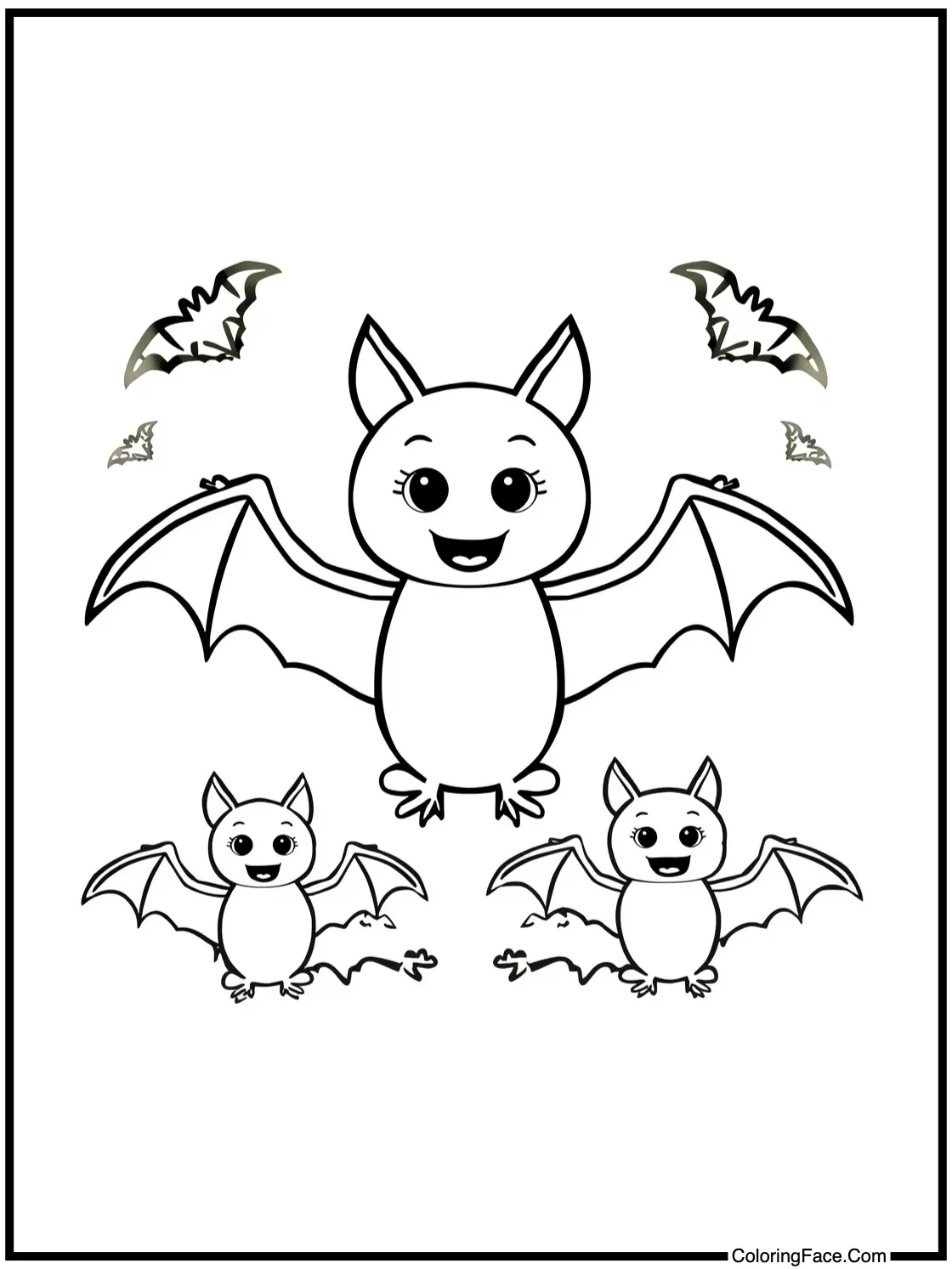 happy bat family