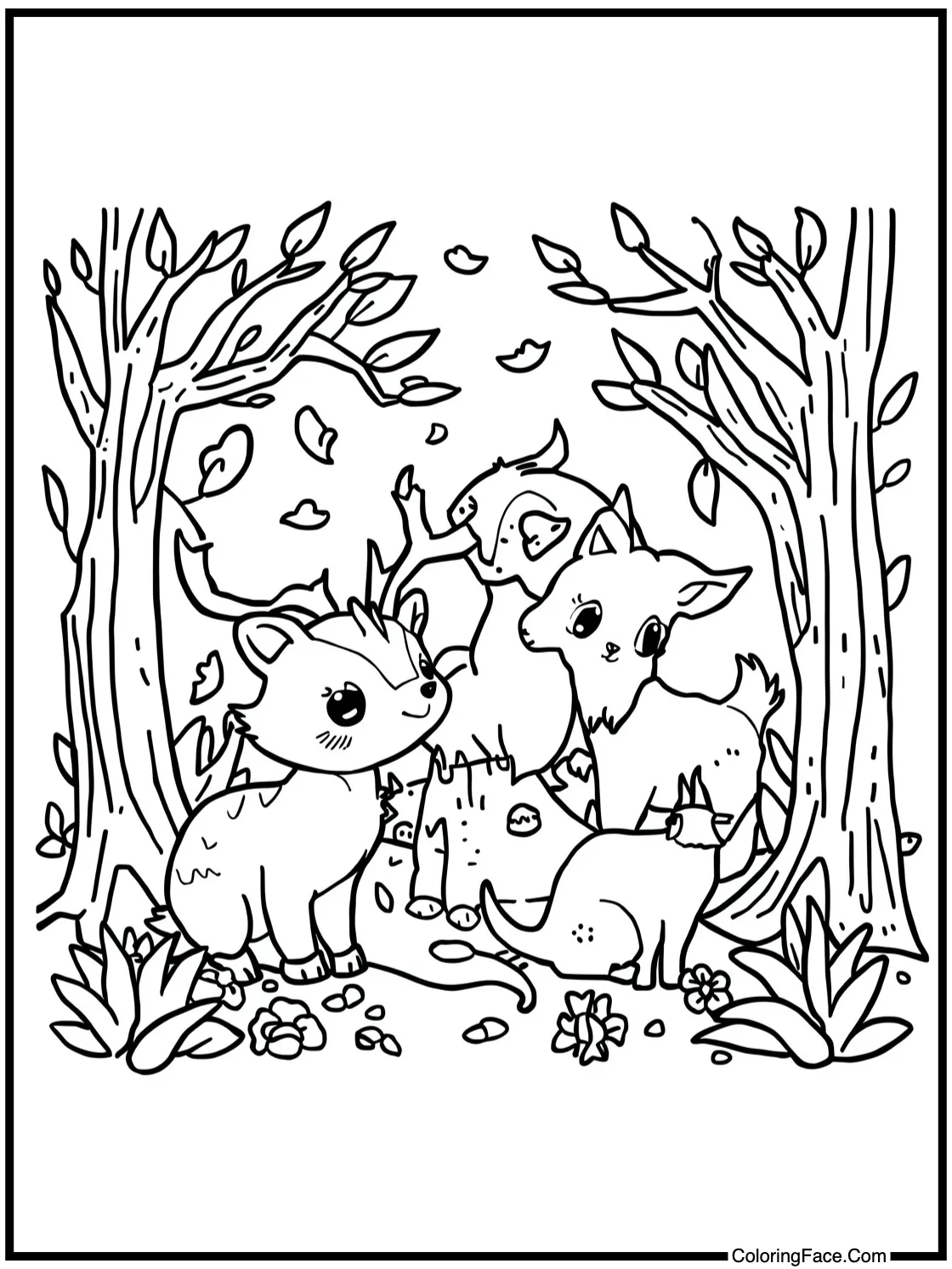 fantasy forest animals