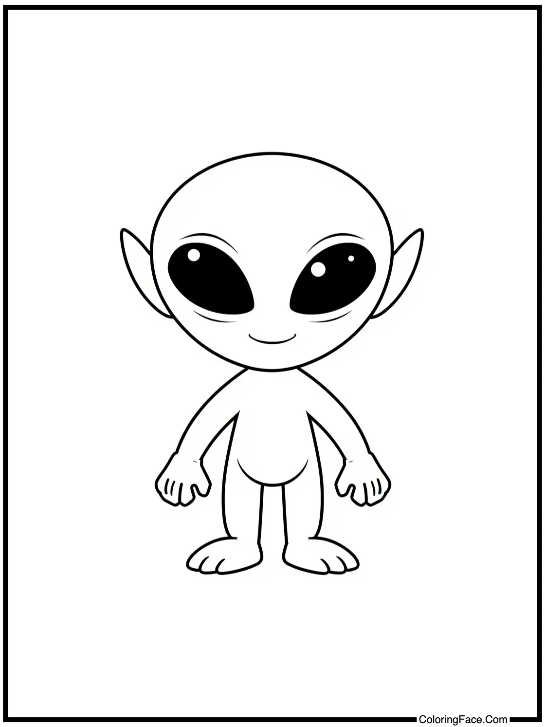 cute alien visitor