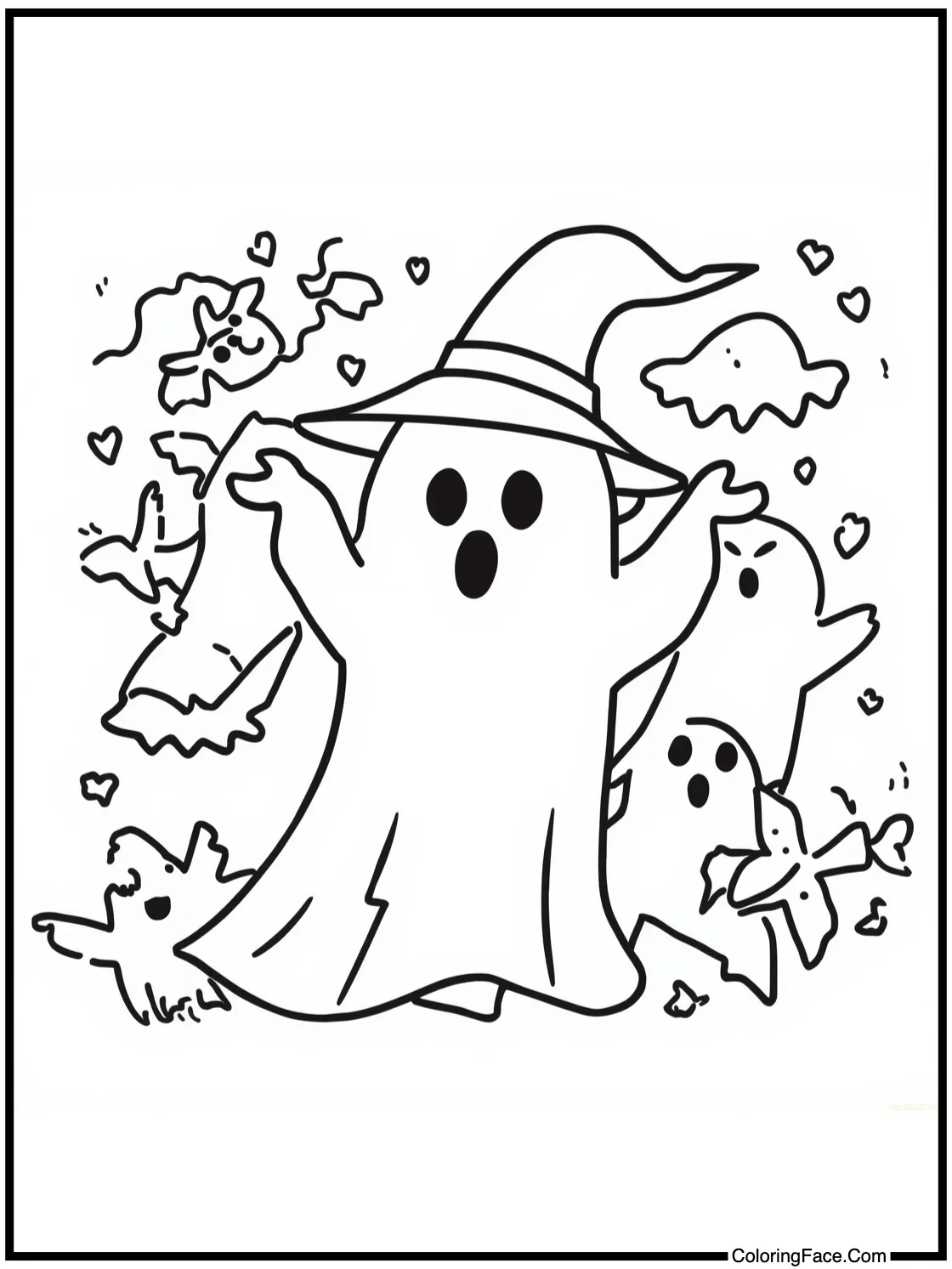 whimsical ghost parade