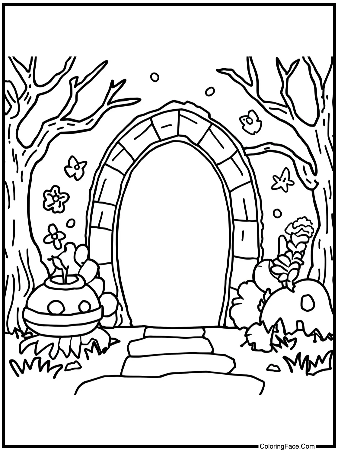 magical portal scene