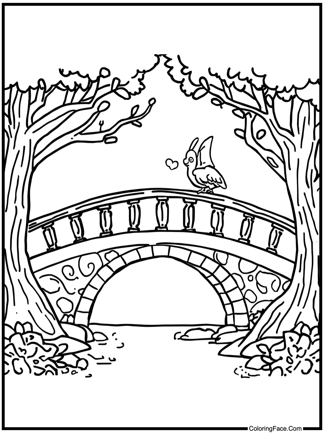 enchanted forest bridge