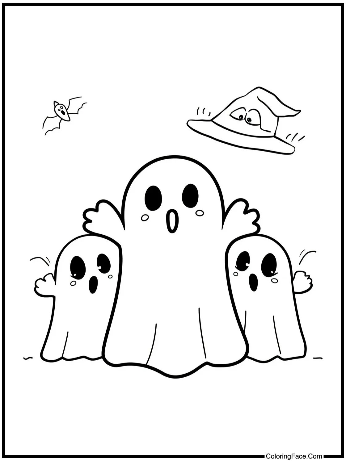 adorable ghost friends