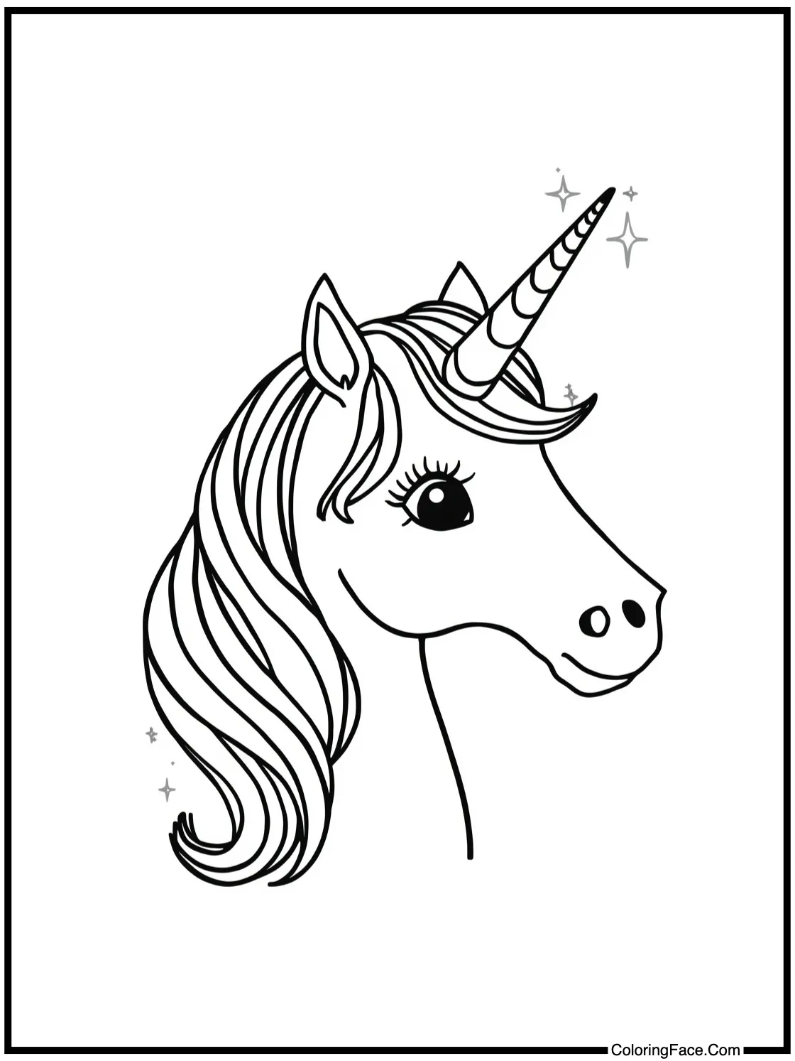 sparkling unicorn horn